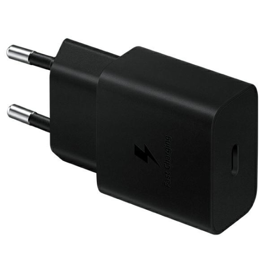 Ładowarka sieciowa Samsung EP-T1510XB 15W Fast Charge + kabel USB-C czarny/black Ładowarka sieciowa Samsung EP-T1510XB 15W Fast Charge + kabel USB-C czarny/black