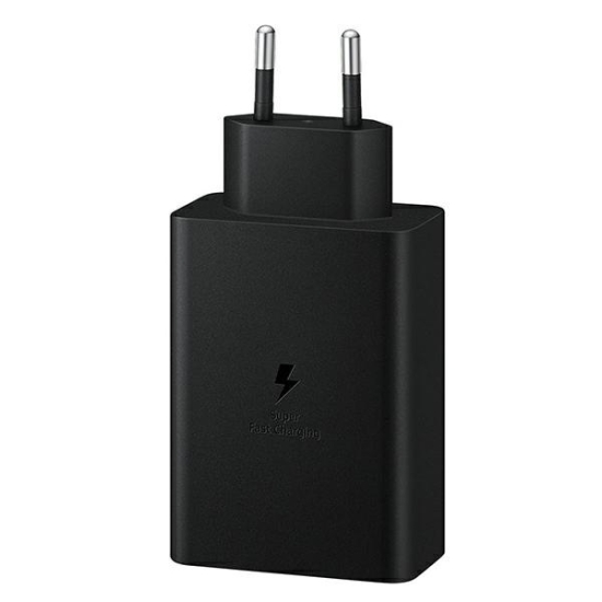 Ładowarka sieciowa Samsung EP-T6530NB PD 65W 3w1 2xUSB-C 1xUSB-A czarny/black