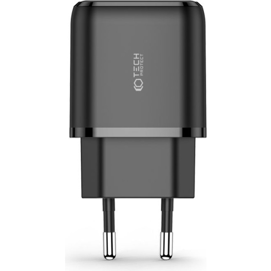 Ładowarka sieciowa Tech-Protect C20W 2-port Network Charger PD 20W QC 3.0 Black