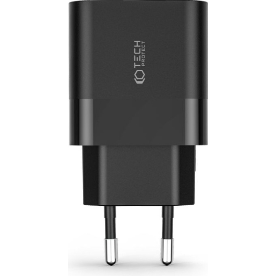 Ładowarka sieciowa Tech-Protect C30W 2-port Network Charger PD 30W QC 3.0 Black
