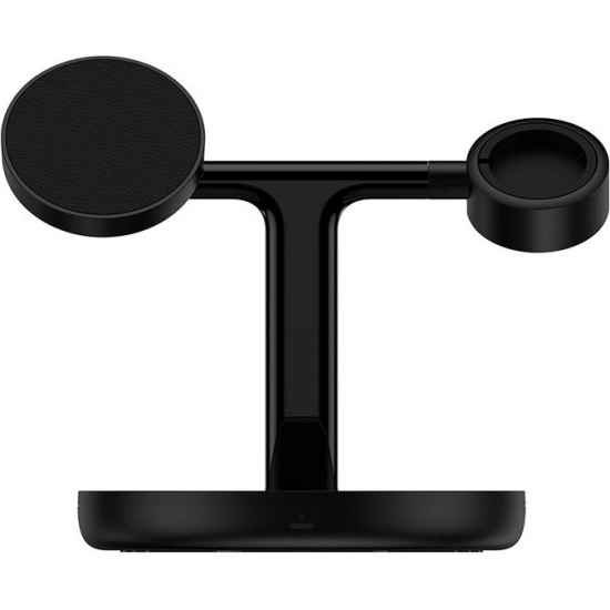 Ładowarka Indukcyjna Baseus 3w1 15W MagSafe (czarna)