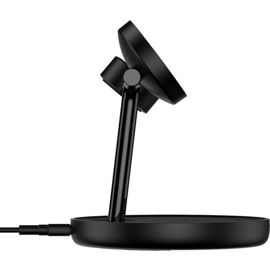 Ładowarka Indukcyjna Baseus 3w1 15W MagSafe (czarna)