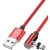 Kabel kątowy magnetyczny USAMS U54 1m lightning czerwony/red SJ444USB02