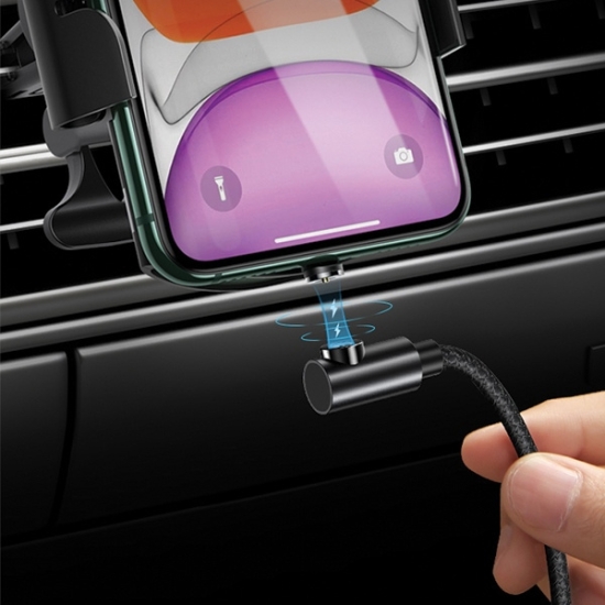 Kabel kątowy magnetyczny USAMS U54 1m lightning czerwony/red SJ444USB02