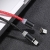 Kabel magnetyczny USAMS U-Sure microUSB 1m 2.1A pleciony czerwony/red SJ294USB02