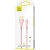 Kabel pleciony USAMS U33 lightning 1,2m 2A Fast Charging różowy/pink SJ360USB03
