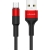 Kabel pleciony USAMS U5 2A micro USB czerwony/red 1,2m SJ224USB02