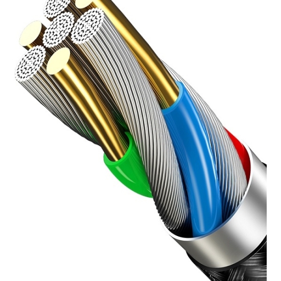 Kabel pleciony USAMS U5 2A USB-C czerwony/red 1,2m SJ221TC02