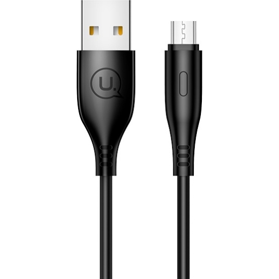 Kabel USAMS U18 microUSB 2A Fast Charge 1m czarny/black SJ268USB01