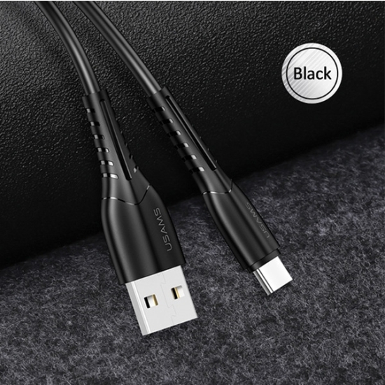 Kabel USAMS U35 microUSB 2A Fast Charge 1m czarny/black SJ365USB01