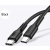 Kabel USAMS U43 USB-C na USB-C 100W PD Fast Charge 5A 1.2m czarny/black SJ459USB01
