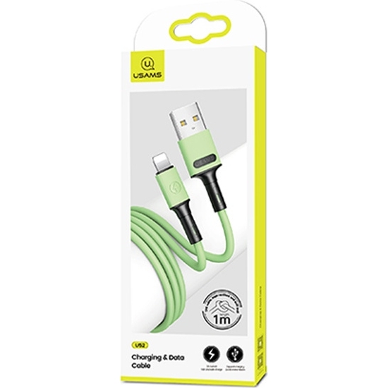 Kabel USAMS U52 lightning 2A Fast Charge 1m zielony/green SJ434USB02