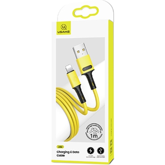 Kabel USAMS U52 lightning 2A Fast Charge 1m żółty/yellow SJ434USB03
