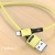 Kabel USAMS U52 USB-C 2A Fast Charge 1m żółty/yellow SJ436USB03