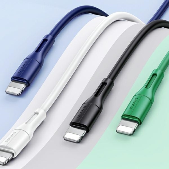 Kabel USAMS U68 lightning 2A Fast Charge 1m zielony/green SJ500USB04