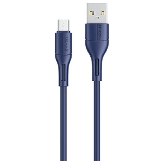 Kabel USAMS U68 microUSB 2A Fast Charge 1m niebieski/blue SJ502USB03