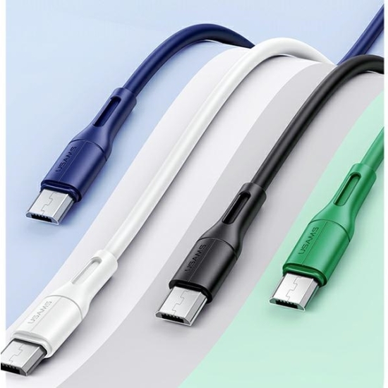 Kabel USAMS U68 microUSB 2A Fast Charge 1m zielony/green SJ502USB04