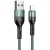 Kabel pleciony USAMS U55 2A lightning U55 zielony/green 1m SJ448USBSG02