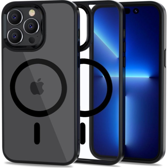 Etui Tech-Protect Magmat MagSafe Apple iPhone 14 Pro Max Black/Clear