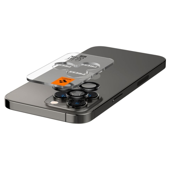 Szkło hartowane na aparat Spigen Optik.tr ez Fit Camera Protector do Apple iPhone 14 Pro / 14 Pro Max / 15 Pro / 15 Pro Max / 16 Pro / 16 Pro Max / 17
