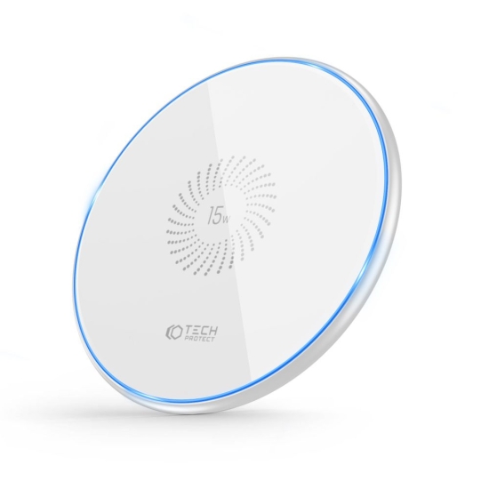 Ładowarka bezprzewodowa Tech-Protect QI15W-C1 Wireless Charger 15W White