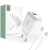 Ładowarka sieciowa Tech-Protect C20w 2-port Network Charger PD 20W QC 3.0 + kabel Lightning White