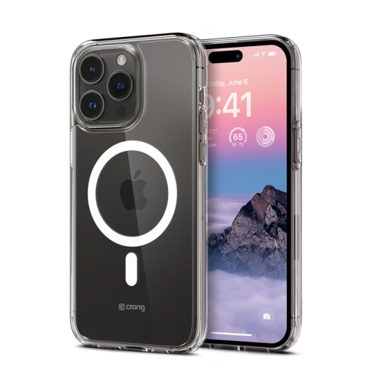 Etui Crong Clear MAG Cover MagSafe Apple iPhone 14 Pro Max (przezroczysty)