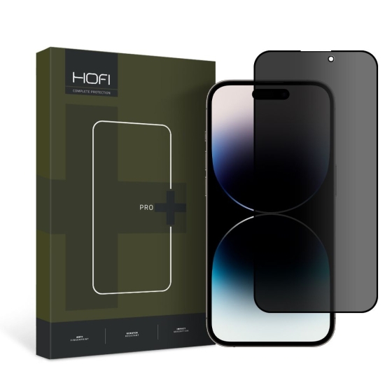 Szkło prywatyzujące Hofi Anti Spy Glass Pro+ Apple iPhone 14 Pro Max Privacy