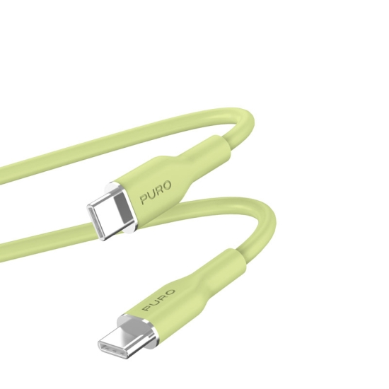 Kabel PURO ICON Soft Cable USB-C/USB-C 1.5m (Matcha Green)
