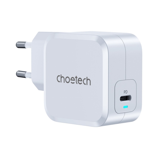 Ładowarka sieciowa Choetech PD8007 USB-C 45W PPS/PD biała