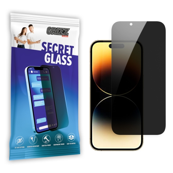 Matowe szkło prywatyzujące GrizzGlass SecretGlass do Apple iPhone 14 Pro Max