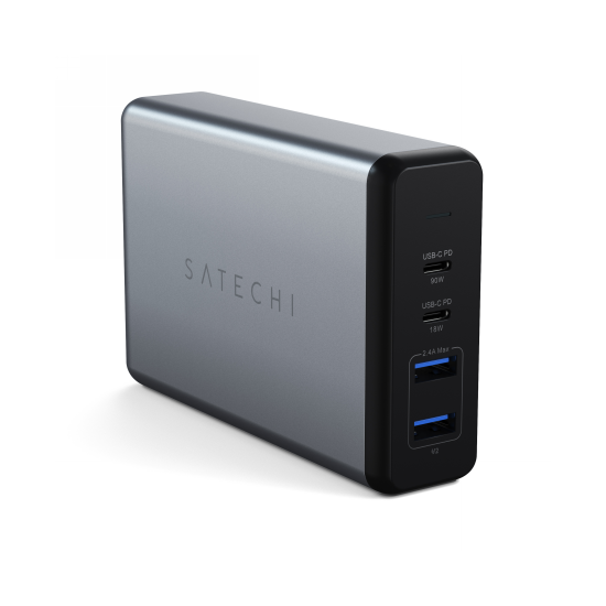 Ładowarka sieciowa Satechi Desktop 108W Pro 2x USB-C PD 90W/18W, 2X USB-A total 12W