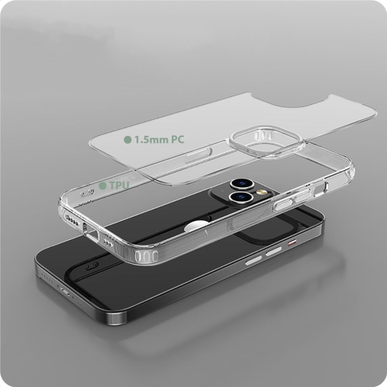 Etui Tech-Protect Flexair Hybrid Apple iPhone 15 Clear