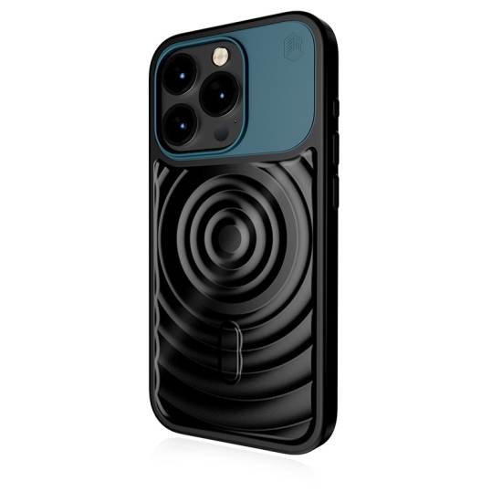 Etui STM Reawaken Ripple MagSafe Apple iPhone 15 Pro Max (Black / Atlantic)