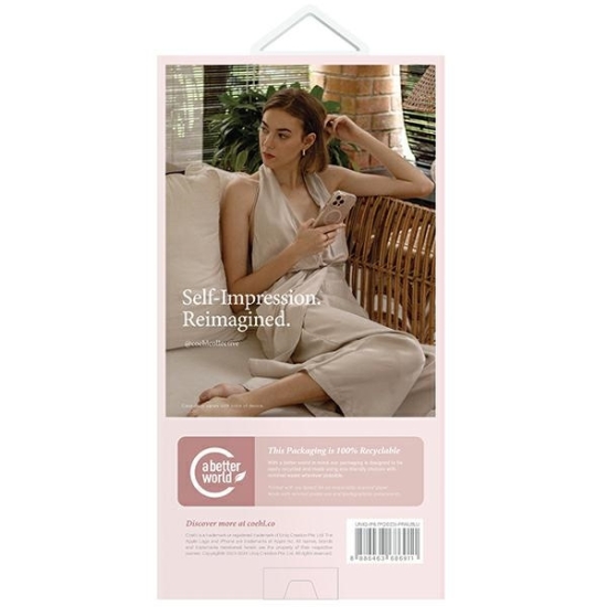 Etui UNIQ Coehl Prairie Apple iPhone 15 Pro Max granatowy/lavender blue