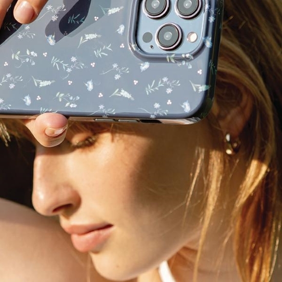 Etui UNIQ Coehl Prairie Apple iPhone 15 Pro Max granatowy/lavender blue