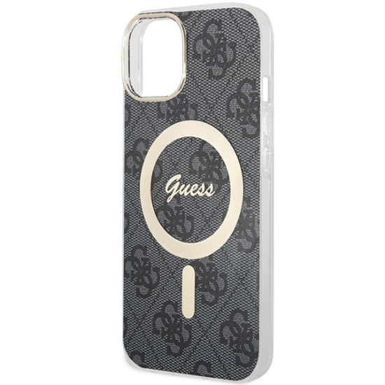 Etui Guess GUHMP15MH4STK Apple iPhone 15 Plus / 14 Plus hardcase 4G MagSafe czarny/black