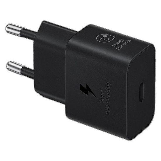Ładowarka sieciowa Samsung EP-T2510XB 25W Fast Charge + kabel USB-C / USB-C czarny/black