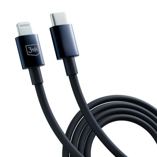 Kabel 3MK Hyper USB-C / Lightning 20W 1.2m Czarny/Black
