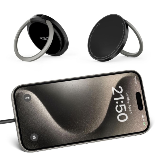 Ładowarka bezprzewodowa Tech-Protect QI15W-A33 Magnetic MagSafe Wireless Charger Black