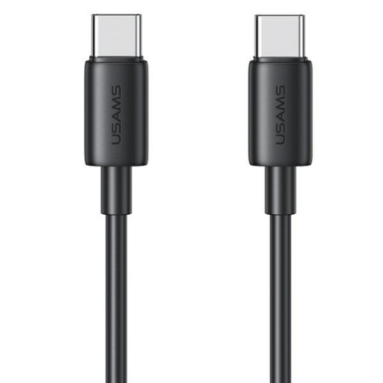 Kabel USAMS YD Series USB-C / USB-C 60W 1m Fast Charging czarny/black