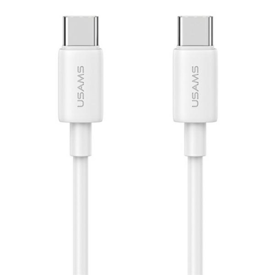 Kabel USAMS YD Series US-SJ711 USB-C / USB-C 60W 1m Fast Charging biały/white