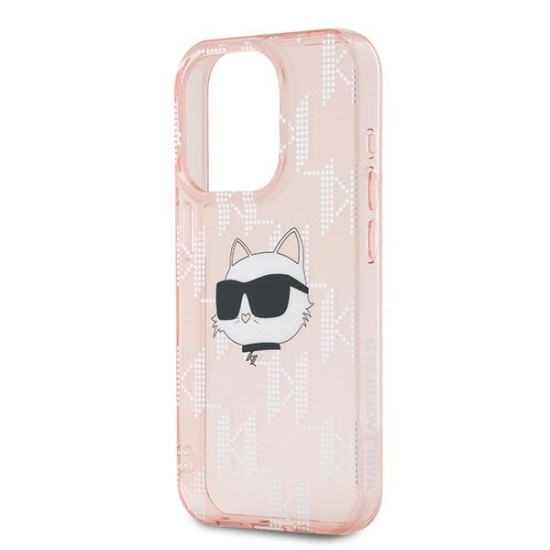 Etui Karl Lagerfeld KLHCP15XHKLPCHP Apple iPhone 15 Pro Max hardcase IML Choupette Head & Monogram różowy/pink