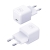 Ładowarka sieciowa 3MK Hyper Charger PD 25W biała/white + kabel USB-C / USB-C