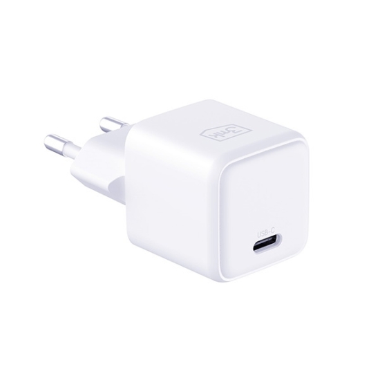 Ładowarka sieciowa 3MK Hyper Charger PD 25W biała/white + kabel USB-C / USB-C