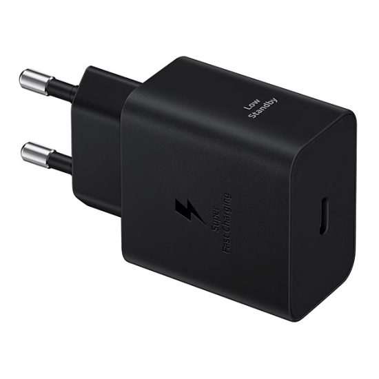 Ładowarka sieciowa Samsung EP-T4511XBEGEU USB-C PD 45W + kabel USB-C / USB-C 3A 1.8m Super Fast Charge czarny/black
