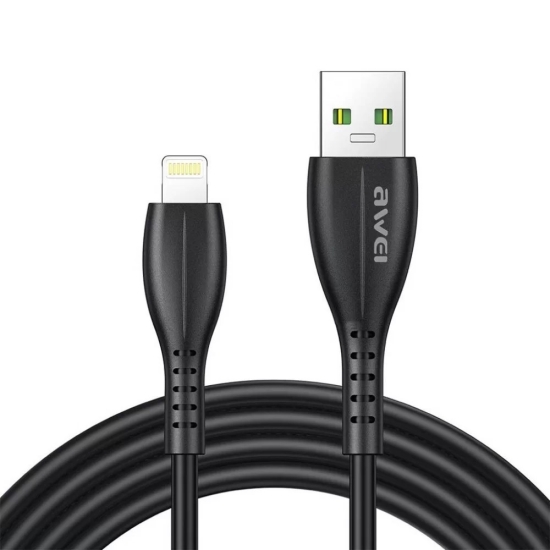 Kabel AWEI CL-115L USB-A / Lightning czarny/black
