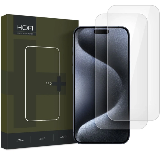 Szkło hartowane Hofi Glass Pro+ Apple iPhone 16 Pro Max Clear [2 PACK]