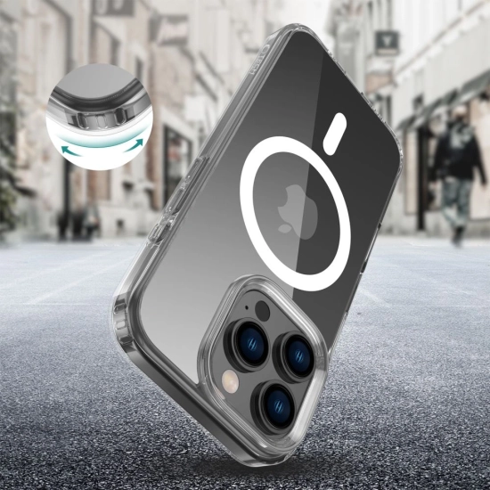 Etui Tech-protect Flexair Hybrid MagSafe Apple iPhone 16 Pro Clear