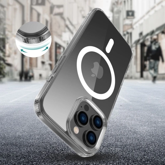 Etui Tech-protect Flexair Hybrid MagSafe Apple iPhone 16 Pro Max Clear